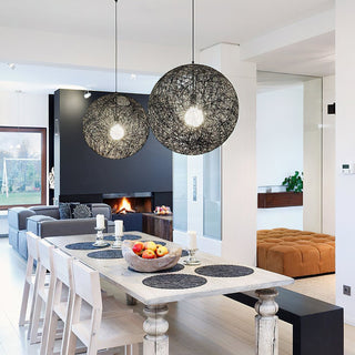 Woven Textured High Polymer Pendant Light