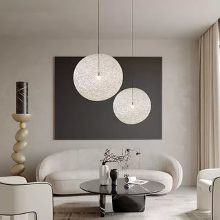 Woven Textured High Polymer Pendant Light