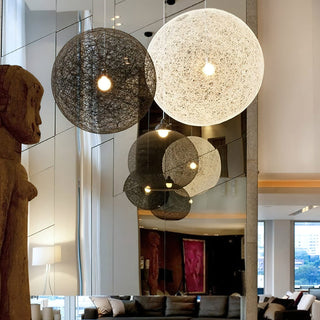 Woven Textured High Polymer Pendant Light