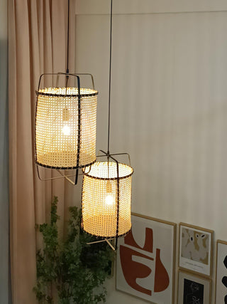Grove Organic Rattan Pendant Light