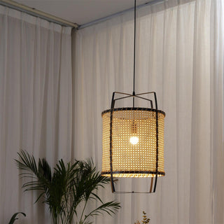 Grove Organic Rattan Pendant Light
