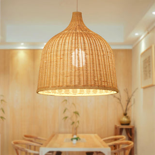 Breeze Oriental Rattan Pandent Ligsht