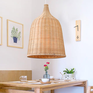 Breeze Oriental Rattan Pandent Ligsht