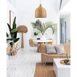 Breeze Oriental Rattan Pandent Ligsht