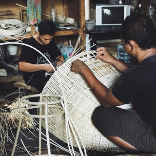 Breeze Oriental Rattan Pandent Ligsht