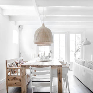 Breeze Oriental Rattan Pandent Ligsht