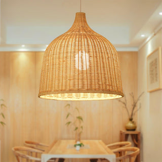 Breeze Oriental Rattan Pandent Ligsht
