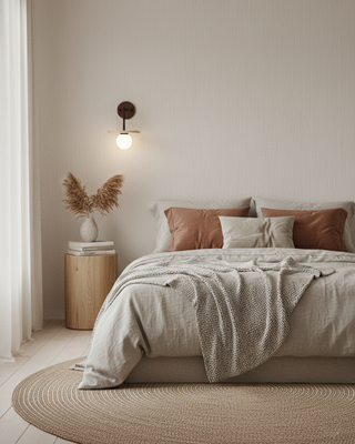 Vantor Minimalist Wood Wall Lamp