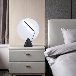 Vinyl Minimalist Metal Table Lamp