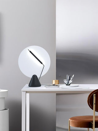 Vinyl Minimalist Metal Table Lamp