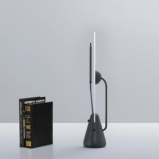 Vinyl Minimalist Metal Table Lamp