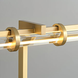 Reed Industrial Brass Table Light