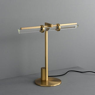 Reed Industrial Brass Table Light