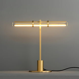 Reed Industrial Brass Table Light