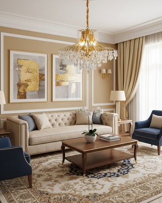 Maris Glamorous Metal Chandelier