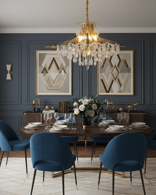 Maris Glamorous Metal Chandelier