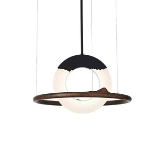 Cycle Wabi-Sabi Wood Chandelier