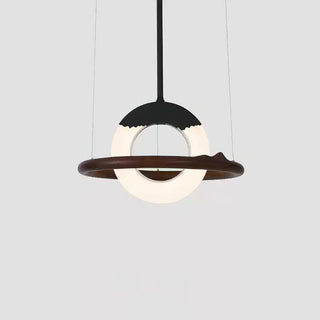 Cycle Wabi-Sabi Wood Chandelier