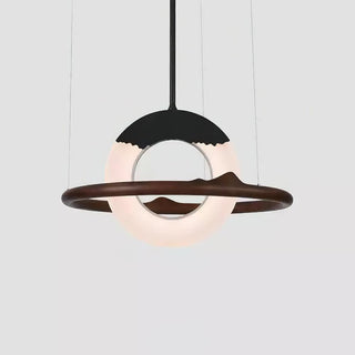 Cycle Wabi-Sabi Wood Chandelier
