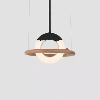 Cycle Wabi-Sabi Wood Chandelier