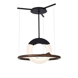 Cycle Wabi-Sabi Wood Chandelier