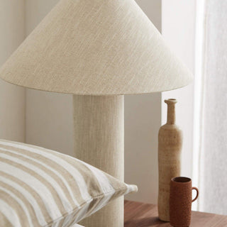 Remi Linen Sculptural Fabric Table Light