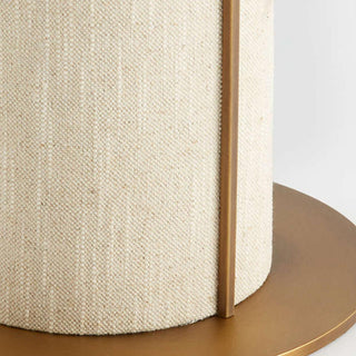 Remi Linen Sculptural Fabric Table Light