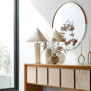 Remi Linen Sculptural Fabric Table Light