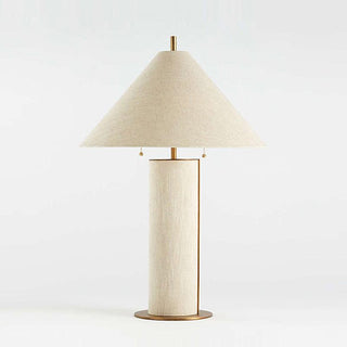 Remi Linen Sculptural Fabric Table Light