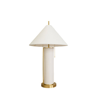 Remi Linen Sculptural Fabric Table Light