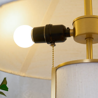 Remi Linen Sculptural Fabric Table Light