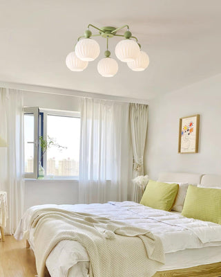Renee Pastel Metal Glass Ceiling Light
