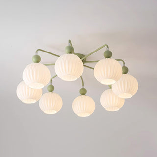 Renee Pastel Metal Glass Ceiling Light