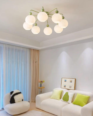 Renee Pastel Metal Glass Ceiling Light