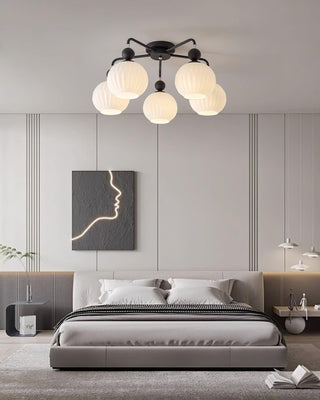 Renee Pastel Metal Glass Ceiling Light