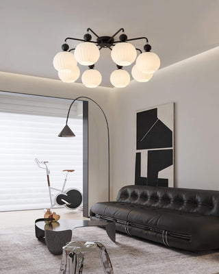 Renee Pastel Metal Glass Ceiling Light