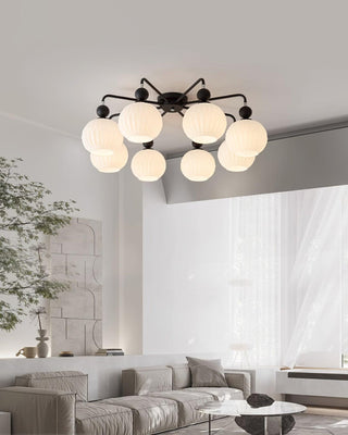 Renee Pastel Metal Glass Ceiling Light