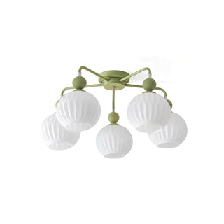 Renee Pastel Metal Glass Ceiling Light