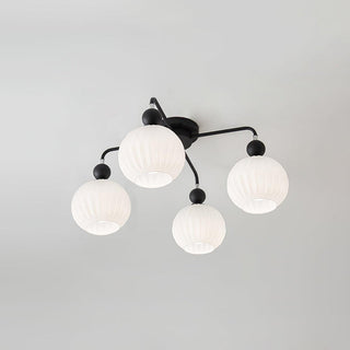 Renee Pastel Metal Glass Ceiling Light