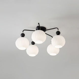 Renee Pastel Metal Glass Ceiling Light