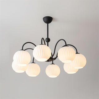 Renee Modern Sage Green 8-Light Chandelier