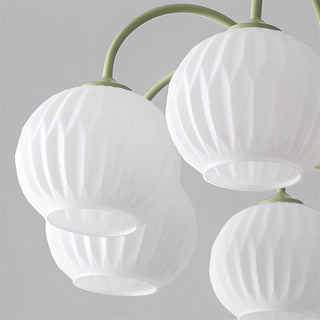Renee Modern Sage Green 8-Light Chandelier