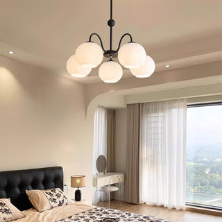Renee Modern Sage Green 8-Light Chandelier