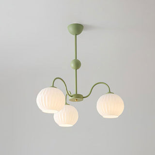 Renee Modern Sage Green 8-Light Chandelier