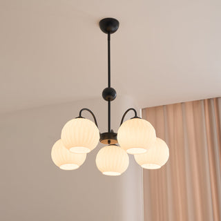 Renee Modern Sage Green 8-Light Chandelier