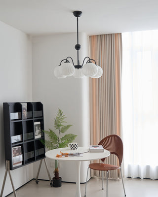 Renee Modern Sage Green 8-Light Chandelier