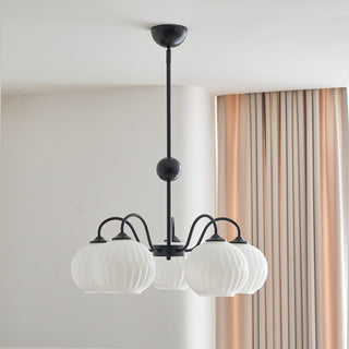 Renee Modern Sage Green 8-Light Chandelier