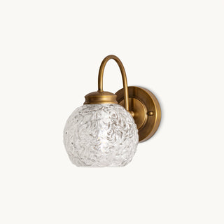 Elowen Vintage Textured Glass Wall Sconce