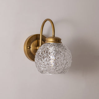 Elowen Vintage Textured Glass Wall Sconce