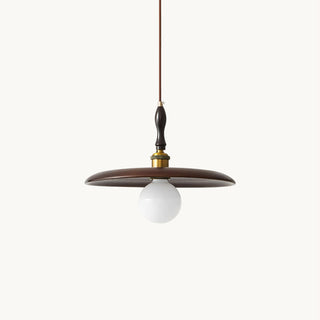 Kael Rustic Wood Pendant